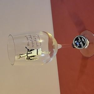 NEW Wine Glass "Say It With Sass" by Lolita